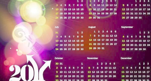 丰富多彩的2011个矢量的日历的新年庆祝