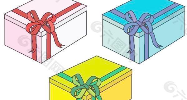 礼品盒礼品盒的丝带