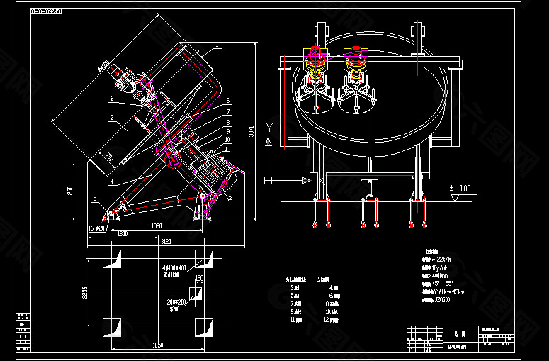 QP4000成球机CAD图纸