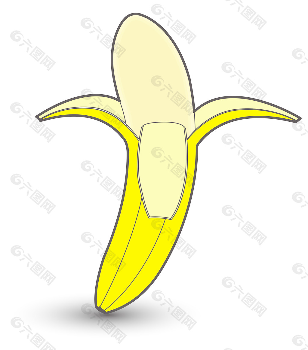 剥去香蕉图