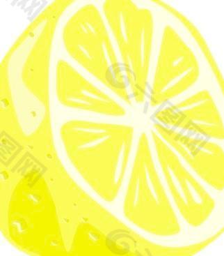 柠檬（半）剪贴画
