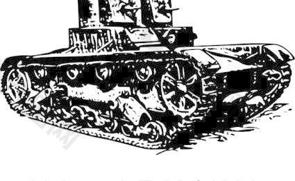 T-26轻型坦克1931剪贴画