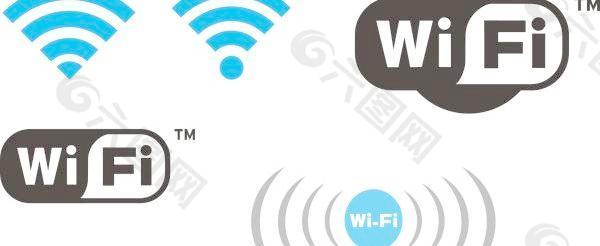 WiFi的设计元素矢量图形
