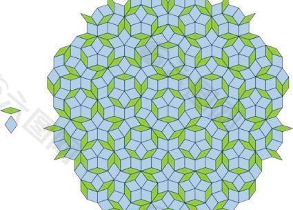 彭罗斯瓷砖的剪贴画