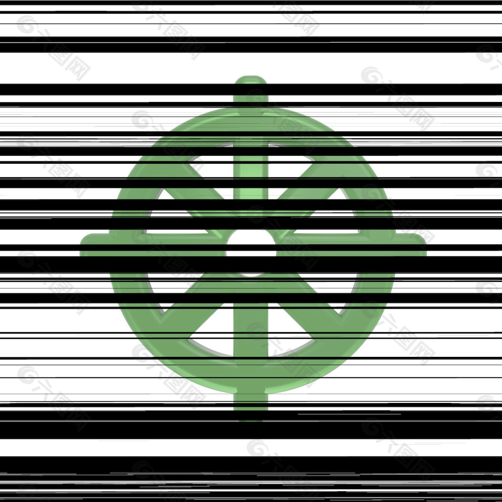绿色佛教的象征