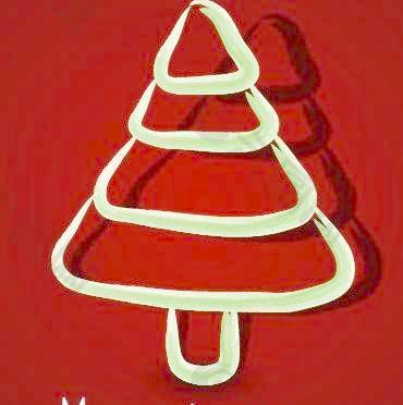 创意的圣诞树设计背景04