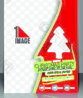 圣诞节海报封面设计向量集04