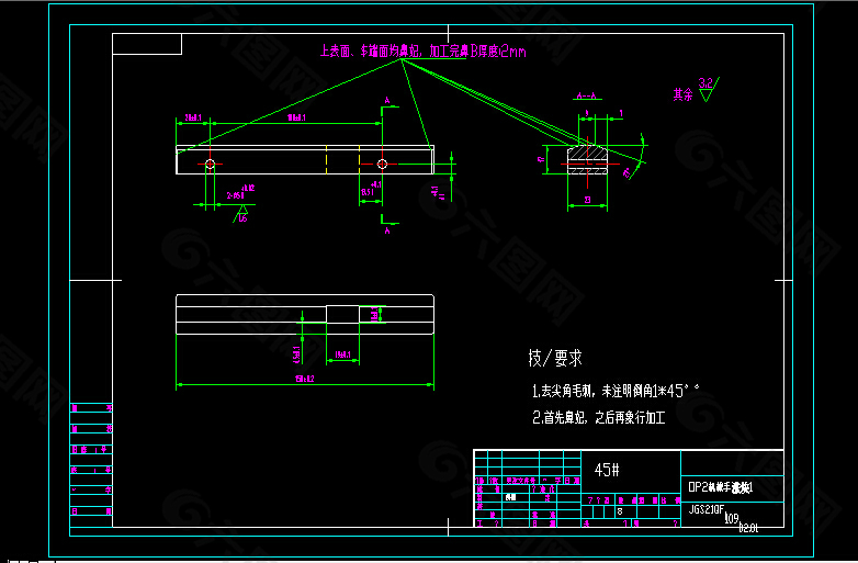 OP2机械手涨块(铜)CAD图纸