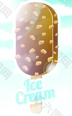 冰淇淋的设计模板矢量02