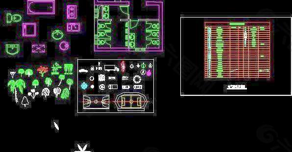 园林素材cad