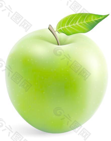 绿苹果矢量素材