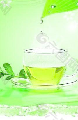 绿色清新茶文化 下载