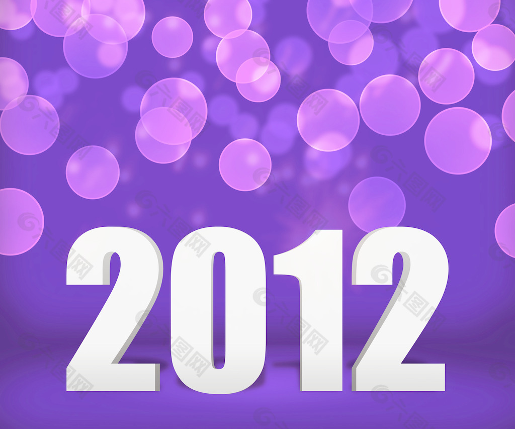 2012紫新年背景舞台