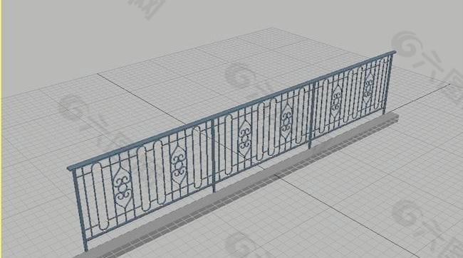室内装饰之栏杆0763D模型