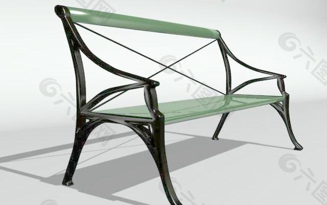 公装家具之公共座椅0603D模型