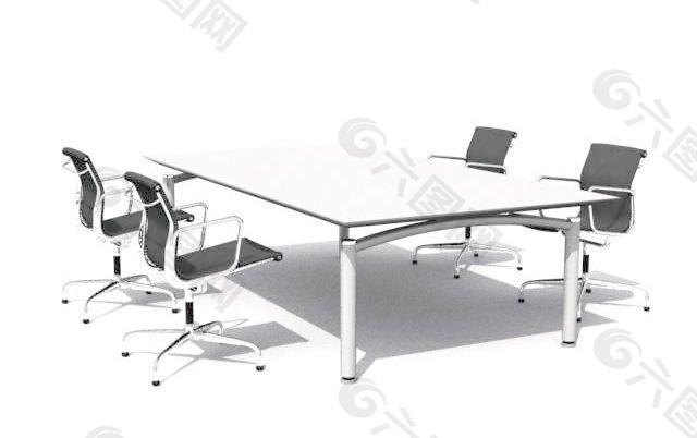 室内家具之会议桌0173D模型