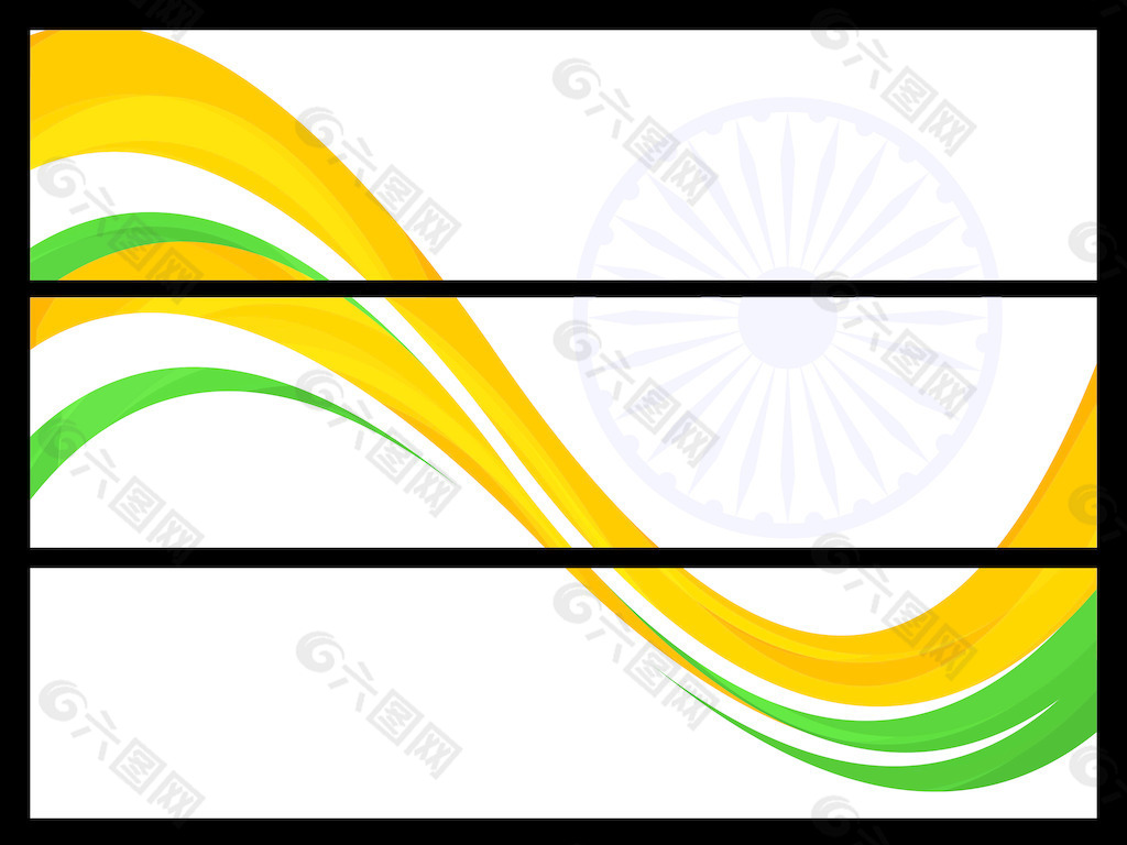 印地安泉旗背景矢量插图10 EPS格式