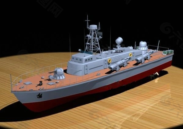 鱼雷艇模型