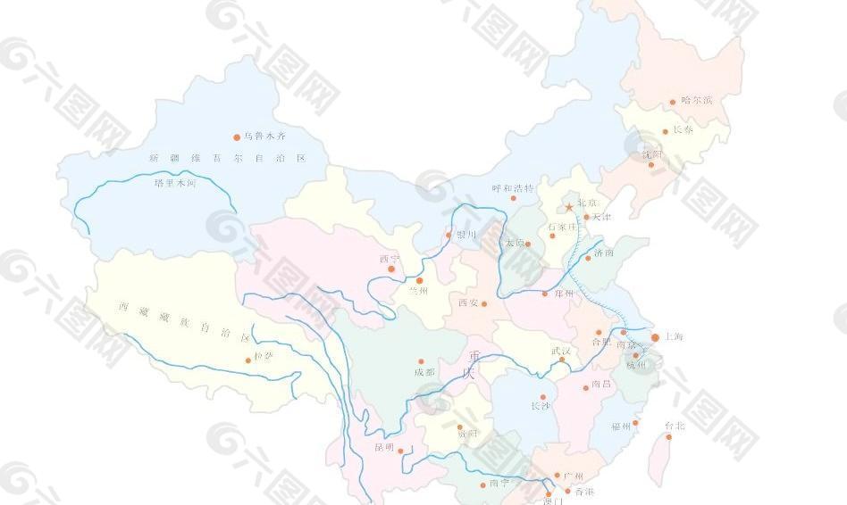 矢量江苏地图 cdr格式 下载