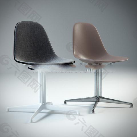 现代办公椅子3D模型