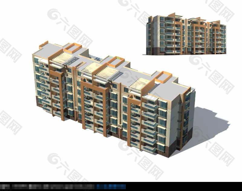 平民住宅模型