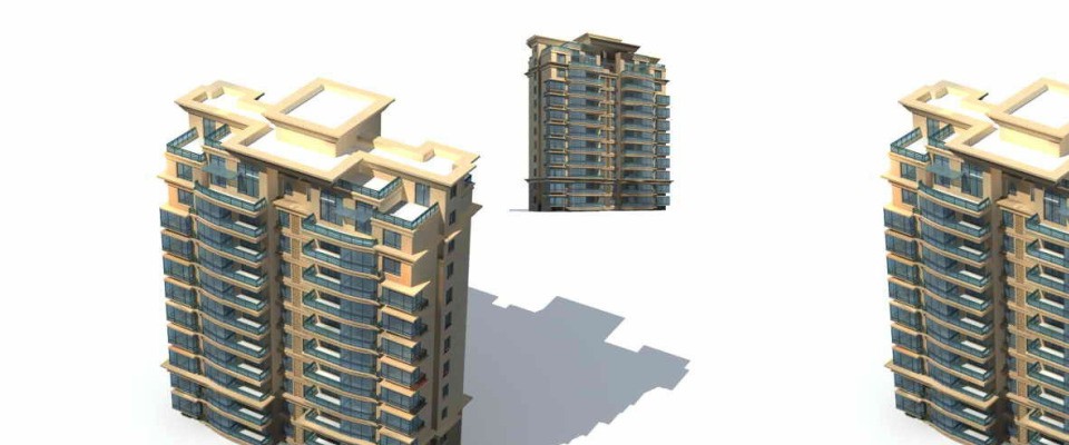 max格式高层建筑模型