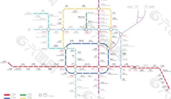 北京地铁一号线图2009