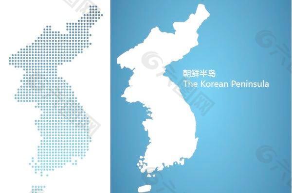 朝鲜半岛的向量