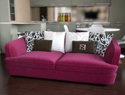粉色时尚创意沙发3D模型素材