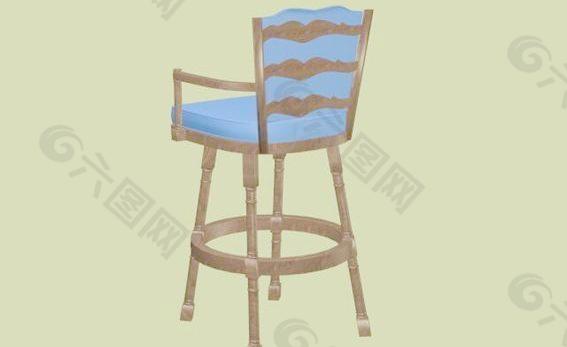 传统家具椅子3D模型A-073