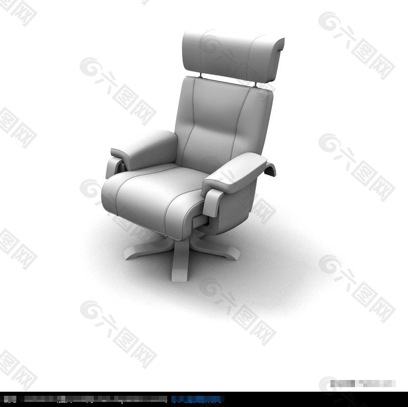 3D精美办公椅模型