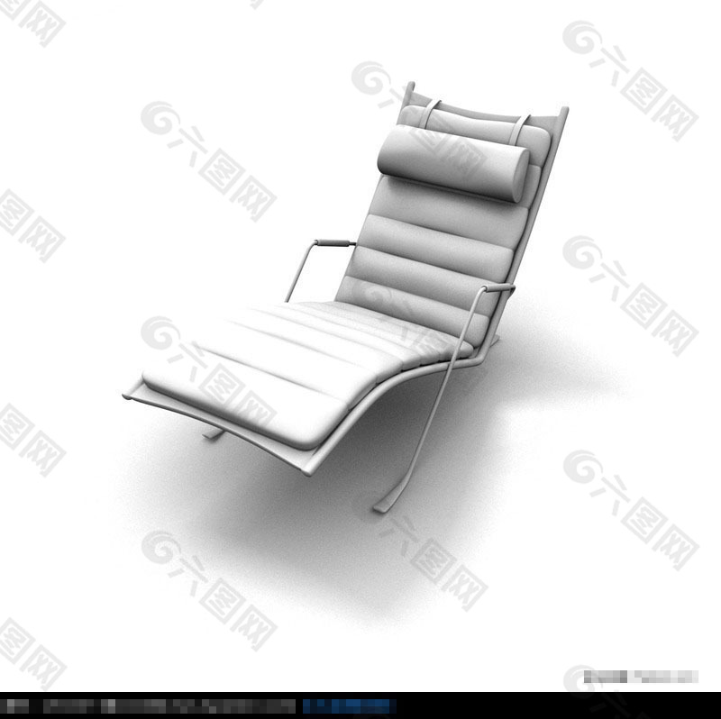 3D精美躺椅模型