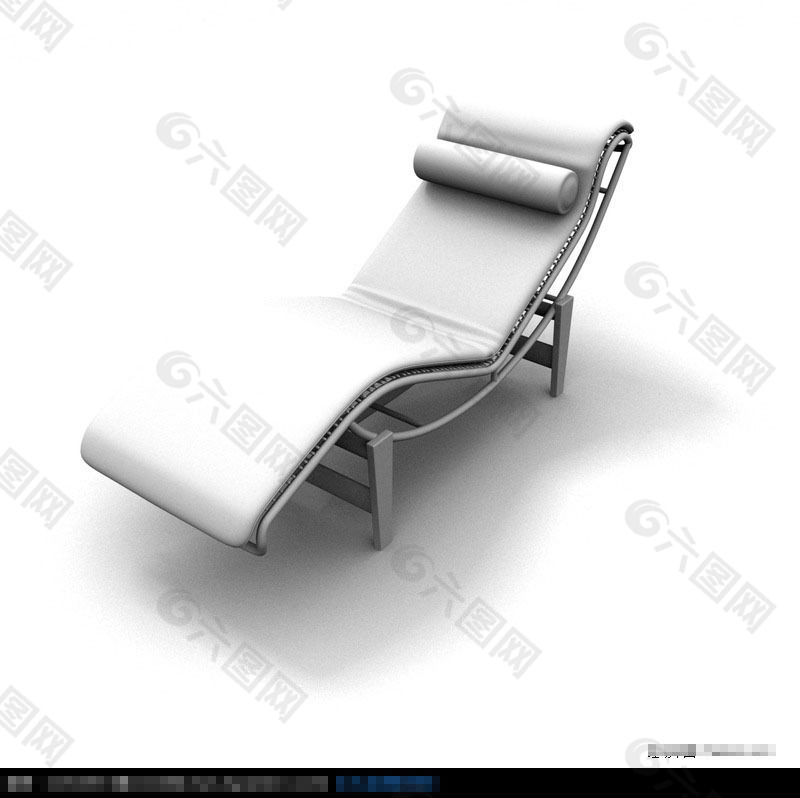 3D时尚精美躺椅模型
