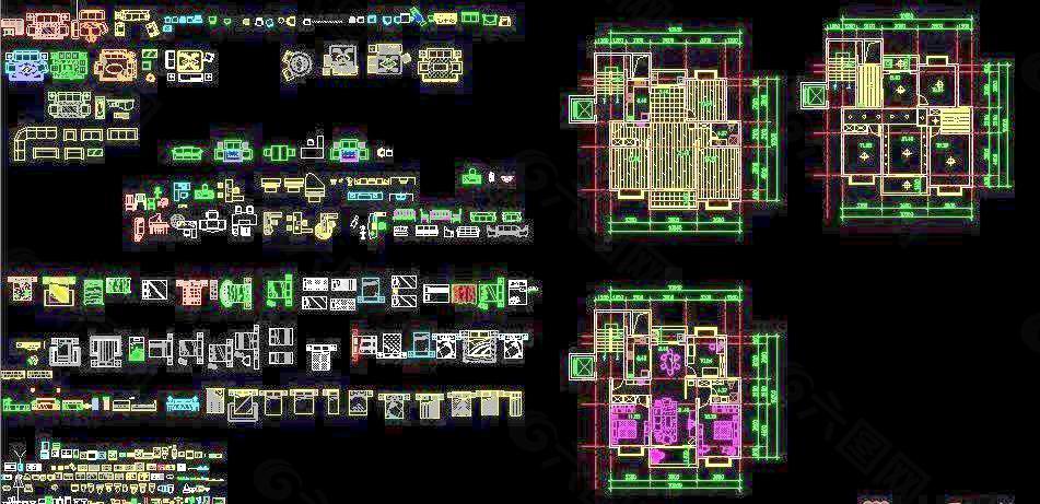 CAD图库建筑图