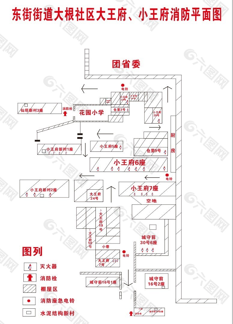 平面示意图