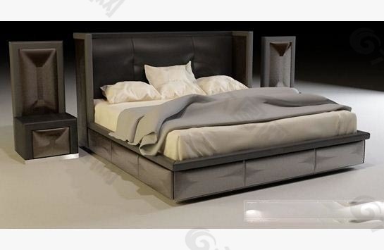 欧式床3d模型