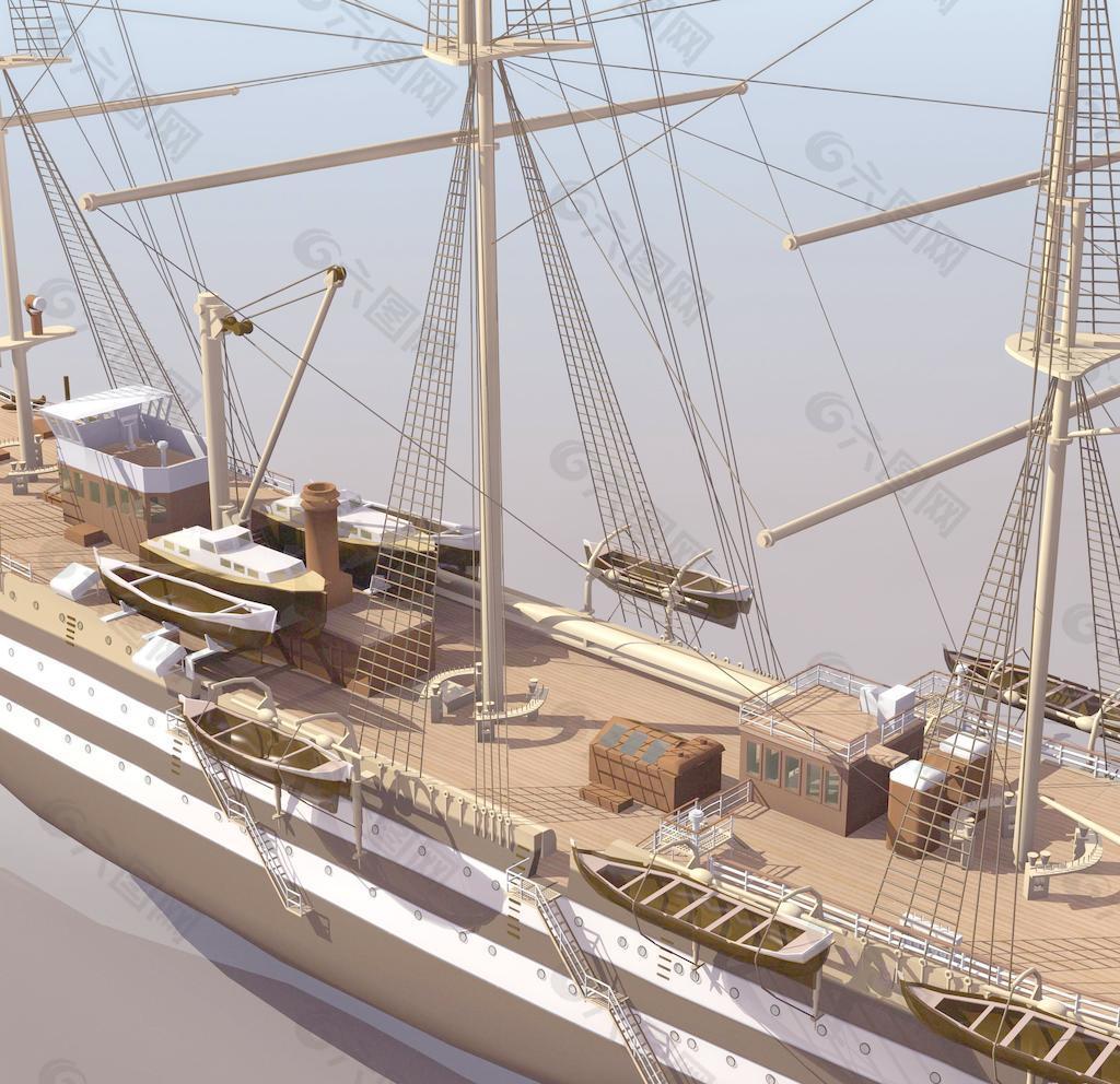 大型帆船图片 大型帆船素材 大型帆船模板免费下载 六图网