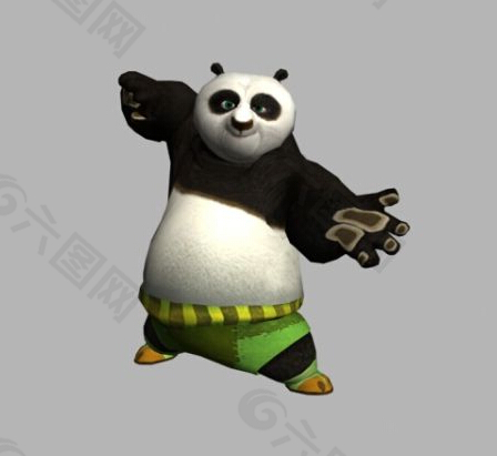 熊猫阿宝模型