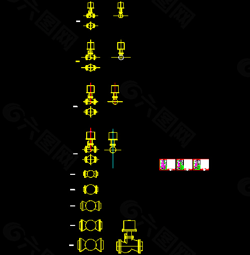 程控阀CAD图纸