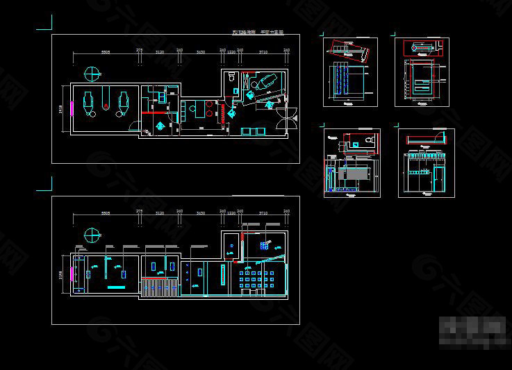 牙科诊所CAD图纸