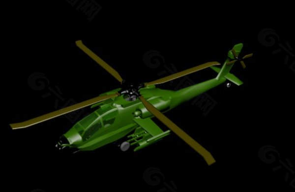 直升机装饰模型