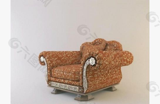 新古典沙发3D模型