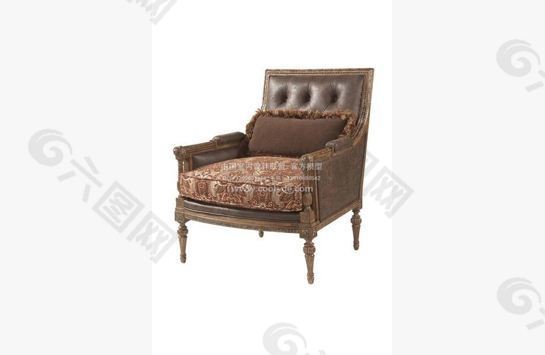 古典皮质椅子