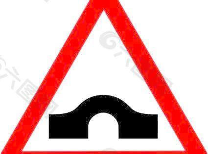 桥梁道路标志剪贴画