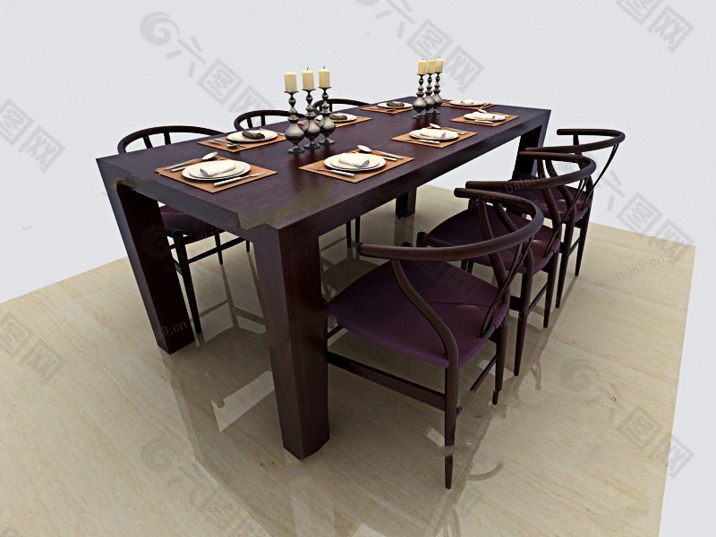 古典中式餐桌