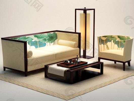新中式沙发