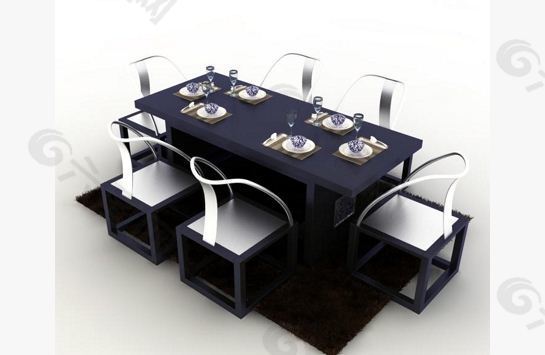 中式餐桌椅