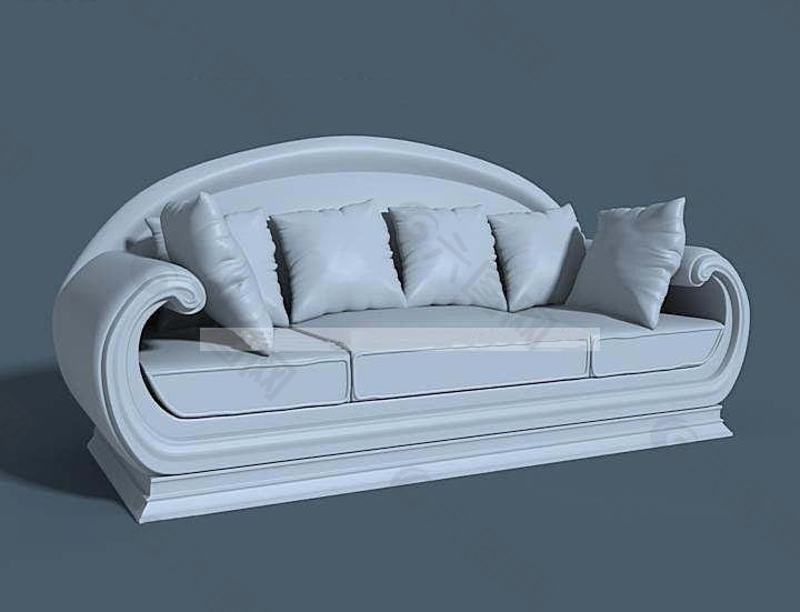 圆弧形创意沙发设计模型