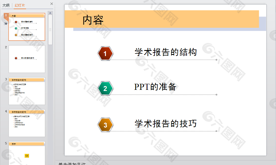 学术报告PPT