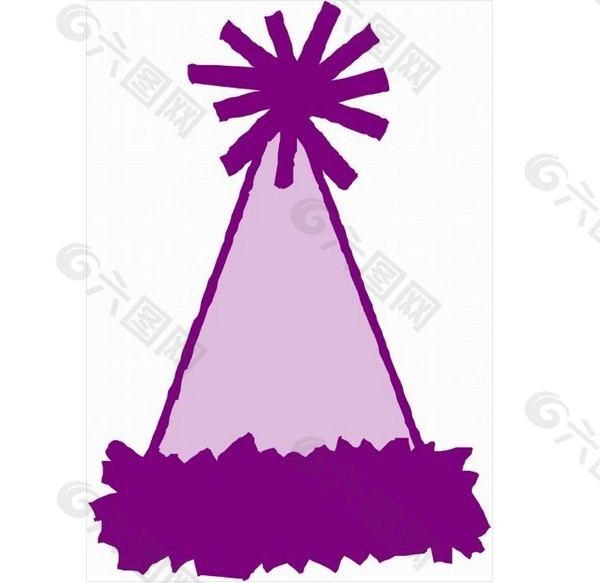 紫色帽子